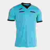 Футболка судейская JOMA CAMISETA MANGA CORTA REFEREE TURQUESA FLÚOR NEGRO - Футболка судейская JOMA CAMISETA MANGA CORTA REFEREE TURQUESA FLÚOR NEGRO