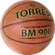 Мяч баск. TORRES BM900, B32035, р.5, ПУ-композит, нейлон корд, бутил. камера, коричневый - Мяч баск. TORRES BM900, B32035, р.5, ПУ-композит, нейлон корд, бутил. камера, коричневый