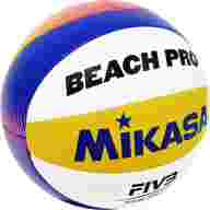 Мяч вол. пляжн. MIKASA BV550C, р.5, FIVB Approved, синт.кожа, маш.сшивка, бело-син-жел - Мяч вол. пляжн. MIKASA BV550C, р.5, FIVB Approved, синт.кожа, маш.сшивка, бело-син-жел