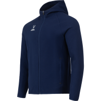 Худи на молнии JÖGEL ESSENTIAL Athlete Hooded FZ Jacket, темно-синий