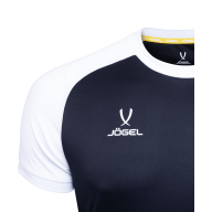 Футболка игровая JOGEL CAMP Reglan Jersey, черный/белый - downloaded from prime-sport.ru