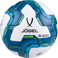 Мяч футзальный JÖGEL Blaster №4, белый/синий/голубой - Мяч футзальный JÖGEL Blaster №4, белый/синий/голубой