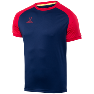 Футболка игровая JOGEL CAMP Reglan Jersey, темно-синий/красный - downloaded from prime-sport.ru