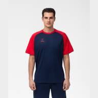 Футболка игровая JOGEL CAMP Reglan Jersey, темно-синий/красный - downloaded from prime-sport.ru