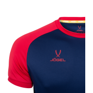 Футболка игровая JOGEL CAMP Reglan Jersey, темно-синий/красный - downloaded from prime-sport.ru