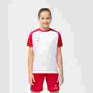 Футболка игровая JÖGEL CAMP Reglan Jersey, белый/красный, детский - Футболка игровая JÖGEL CAMP Reglan Jersey, белый/красный, детский