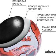 Мяч футбольный MINSA, TPU, машинная сшивка, 32 панели, р. 5 - Мяч футбольный MINSA, TPU, машинная сшивка, 32 панели, р. 5