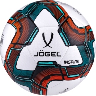 Мяч футзальный JÖGEL Inspire №4, белый/черный/красный - Мяч футзальный JÖGEL Inspire №4, белый/черный/красный