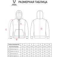 Худи на молнии JÖGEL ESSENTIAL Cotton Zip Hoodie, черный - Худи на молнии JÖGEL ESSENTIAL Cotton Zip Hoodie, черный