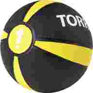 Медбол TORRES AL00221, 1кг., чёрно-желтый - Медбол TORRES AL00221, 1кг., чёрно-желтый