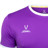 Футболка футбольная JOGEL CAMP Origin, фиолетовый/белый - downloaded from prime-sport.ru