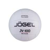 Мяч волейбольный JOGEL JV-100, белый - downloaded from prime-sport.ru