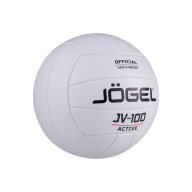 Мяч волейбольный JOGEL JV-100, белый - downloaded from prime-sport.ru