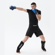Перчатки MMA HYBRID, синий - downloaded from prime-sport.ru