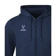 Флисовое худи на молнии JÖGEL ESSENTIAL Cotton Fleece FZ Hoodie, темно-синий - Флисовое худи на молнии JÖGEL ESSENTIAL Cotton Fleece FZ Hoodie, темно-синий