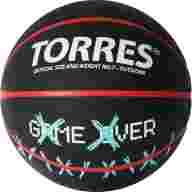 Мяч баскетбольный TORRES Game Over B02217, размер 7 - Мяч баскетбольный TORRES Game Over B02217, размер 7