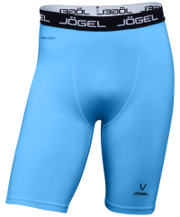 Шорты компрессионные JOGEL Camp PerFormDRY Tight Short, голубой/белый