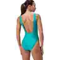 Купальник SPEEDO Logo Square Back Swimsuit, 8-00521216038, р.30 (рос.42), cеро-бирюзовый - Купальник SPEEDO Logo Square Back Swimsuit, 8-00521216038, р.30 (рос.42), cеро-бирюзовый