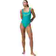 Купальник SPEEDO Logo Square Back Swimsuit, 8-00521216038, р.30 (рос.42), cеро-бирюзовый - Купальник SPEEDO Logo Square Back Swimsuit, 8-00521216038, р.30 (рос.42), cеро-бирюзовый