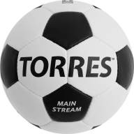 Мяч футбольный TORRES Main Stream, PU, ручная сшивка, 32 панели, размер 5, 434 г - Мяч футбольный TORRES Main Stream, PU, ручная сшивка, 32 панели, размер 5, 434 г