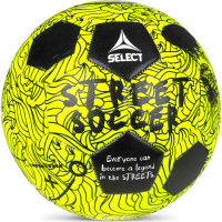 Мяч футб. SELECT Street Soccer, 0955265551, р.4,5, 32 пан., ПУ, маш.сш., желто-черный