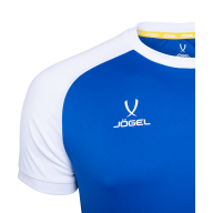 Футболка игровая JOGEL CAMP Reglan Jersey, синий/белый, детский - downloaded from prime-sport.ru