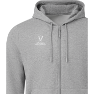 Флисовое худи на молнии JÖGEL ESSENTIAL Cotton Fleece FZ Hoodie, серый меланж - Флисовое худи на молнии JÖGEL ESSENTIAL Cotton Fleece FZ Hoodie, серый меланж
