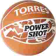 Мяч баскетбольный TORRES Power Shot B32087, размер 7 - Мяч баскетбольный TORRES Power Shot B32087, размер 7