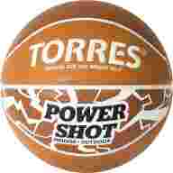 Мяч баскетбольный TORRES Power Shot B32087, размер 7 - Мяч баскетбольный TORRES Power Shot B32087, размер 7