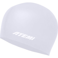 Шапочка для плавания Atemi Big silicone Cap Violet flower, Цвет: сиреневый, TBSCL1LP