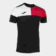 Игровая футболка JOMA CREW V NEGRO ROJO - Игровая футболка JOMA CREW V NEGRO ROJO