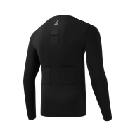Футболка компрессионная с длинным рукавом судейская JOGEL PerFormDRY Referee Baselayer Tee LS, черный - downloaded from prime-sport.ru