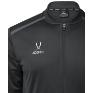 Олимпийка JÖGEL DIVISION PerFormDRY Pre-match Knit Jacket, черный - Олимпийка JÖGEL DIVISION PerFormDRY Pre-match Knit Jacket, черный