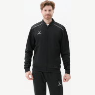 Олимпийка JÖGEL DIVISION PerFormDRY Pre-match Knit Jacket, черный - Олимпийка JÖGEL DIVISION PerFormDRY Pre-match Knit Jacket, черный