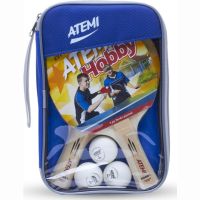 Набор для настольного тенниса Atemi Hobby SM (2ракетки+3мяча*+чехол)