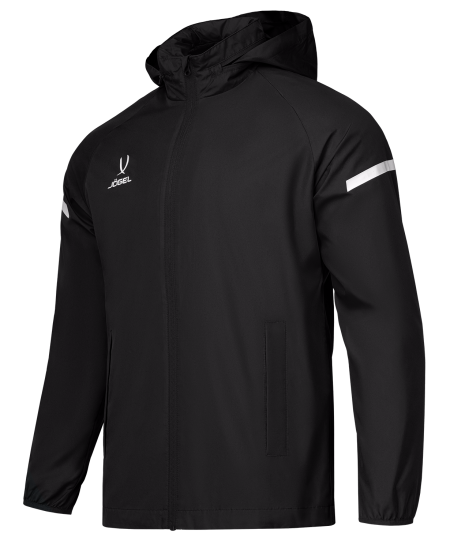 Куртка ветрозащитная JOGEL CAMP 2 Rain Jacket, черный, детский
