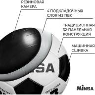 Мяч футбольный MINSA, PVC, машинная сшивка, 32 панели, р. 3 - Мяч футбольный MINSA, PVC, машинная сшивка, 32 панели, р. 3