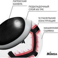 Мяч футбольный MINSA, TPE, машинная сшивка, 12 панелей, р. 5 - Мяч футбольный MINSA, TPE, машинная сшивка, 12 панелей, р. 5