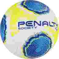 Мяч футбольный PENALTY BOLA SOCIETY S11 R2 XXII 5213261090-U, размер 5, бело-жёлто-голубой - Мяч футбольный PENALTY BOLA SOCIETY S11 R2 XXII 5213261090-U, размер 5, бело-жёлто-голубой