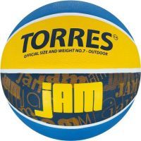 Мяч баскетбольный TORRES Jam, B02047, размер 7