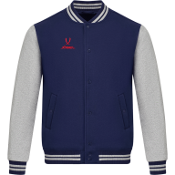 Бомбер JÖGEL ESSENTIAL Fleece Bomber, темно-синий/серый меланж - Бомбер JÖGEL ESSENTIAL Fleece Bomber, темно-синий/серый меланж