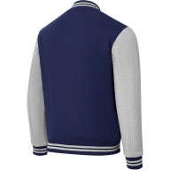 Бомбер JÖGEL ESSENTIAL Fleece Bomber, темно-синий/серый меланж - Бомбер JÖGEL ESSENTIAL Fleece Bomber, темно-синий/серый меланж