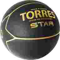 СЦ*Мяч баск. TORRES Star, B32317, р.7, 7 панел.,ПУ-композит, нейлон. корд, бут.кам., черно-золотой - СЦ*Мяч баск. TORRES Star, B32317, р.7, 7 панел.,ПУ-композит, нейлон. корд, бут.кам., черно-золотой