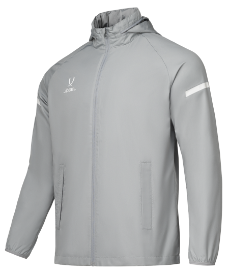 Куртка ветрозащитная JOGEL CAMP 2 Rain Jacket, серый, детский