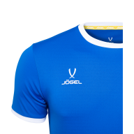 Футболка футбольная JOGEL CAMP Origin, синий/белый, детский - downloaded from prime-sport.ru