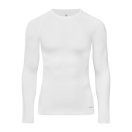 Футболка компрессионная с длинным рукавом JOGEL PerFormDRY Baselayer LS Tee, белый - downloaded from prime-sport.ru
