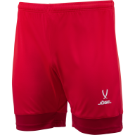 Шорты игровые JÖGEL DIVISION PerFormDRY Union Shorts, красный/темно-красный/белый - Шорты игровые JÖGEL DIVISION PerFormDRY Union Shorts, красный/темно-красный/белый