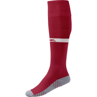 Гетры футбольные JÖGEL CAMP ADVANCED SOCKS, гранатовый/белый - Гетры футбольные JÖGEL CAMP ADVANCED SOCKS, гранатовый/белый