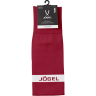 Гетры футбольные JÖGEL CAMP ADVANCED SOCKS, гранатовый/белый - Гетры футбольные JÖGEL CAMP ADVANCED SOCKS, гранатовый/белый