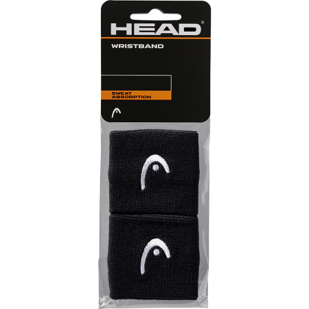 Напульсники HEAD 2,5" 285050-BK, 2шт., черные
